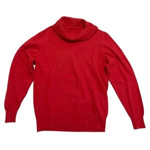 Luxury Vintage Ballantyne Red Super Geelong Wool Sweater S/M